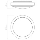 Astro Dakota 1129006 fürdőszoba mennyezeti lámpa króm fém