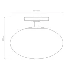 Astro design lámpa Zeppo Ceiling IP44 matt fekete Ø30cm mag 23.5cm