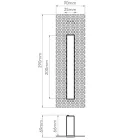 Astro Borgo 1212040 süllyesztett lámpa fehér fém