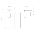 Astro Box 1354007 kültéri fali lámpa