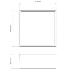 Astro Kea 1391005 kültéri mennyezeti led lámpa fehér fém