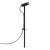 Astro design lámpa Myos IP65 fekete Ø40cm mag 150cm