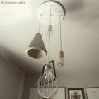 Creative-Cables Félgömb 25927 lámpaizzótartó foglalatok fehér