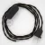Creative Cables kapcsoló Lámpa vezeték, TM13 barna rayon 1,80 m. Ki a kapcsoló 35709