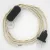 Creative Cables kapcsoló Lámpa vezeték, TM00 elefántcsont rayon 1,80 m. Ki a kapcsoló 35711