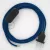Creative Cables kapcsoló Lámpa vezeték, RM12 kék rayon 1,80 m. Ki a kapcsoló 35728