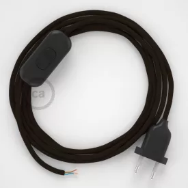   Creative Cables kapcsoló Lámpa vezeték, RM13 barna rayon 1,80 m. Válassza ki a 35729
