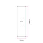 Creative Cables kapcsoló Átkapcsolható, hengeres, egypólusú, zsinórral működtethető kapcsoló földelőkapoccsal 400B