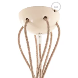   Creative Cables mennyezeti rózsa Kerámia 7 lyukas mennyezeti rozetta készlet 83-RC002