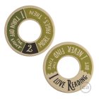 Creative Cables design lámpa Posaluce MINI-UFO kétoldalas fából READING BALLSH*T ABLB10BLEUTRN06CDW07-L