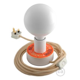   Creative Cables design lámpa Posaluce MINI-UFO kétoldalas Pemberley Pond fából ABLB10BLINBRN06CDW01P-L