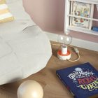 Creative Cables design lámpa Posaluce MINI-UFO kétoldalas Pemberley Pond fából ABLB10BLINBRN06CDW01P