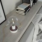 Creative Cables design lámpa Posaluce MINI-UFO kétoldalas Pemberley Pond fából ABLB10BLINBRN06CDW01P