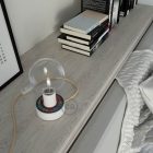 Creative Cables design lámpa Posaluce MINI-UFO kétoldalas Pemberley Pond fából ABLB10BLINBRN06CDW02P-L