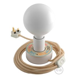   Creative Cables design lámpa Posaluce MINI-UFO kétoldalas Pemberley Pond fából ABLB10BLINBRN06CDW02P