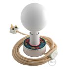 Creative Cables design lámpa Posaluce MINI-UFO kétoldalas Pemberley Pond fából ABLB10BLINBRN06CDW02P