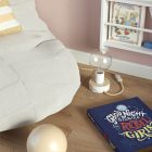 Creative Cables design lámpa Posaluce MINI-UFO kétoldalas Pemberley Pond fából ABLB10BLINBRN06CDW02P