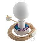 Creative Cables design lámpa Posaluce MINI-UFO kétoldalas Pemberley Pond fából ABLB10BLINBRN06CDW03P