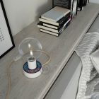 Creative Cables design lámpa Posaluce MINI-UFO kétoldalas Pemberley Pond fából ABLB10BLINBRN06CDW03P