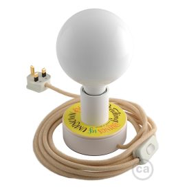   Creative Cables design lámpa Posaluce MINI-UFO kétoldalas Pemberley Pond fából ABLB10BLINBRN06CDW04P