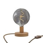 Creative Cables asztali lámpa Posaluce dombornyomott fa asztali lámpa ABLB10LEUTRN26-L