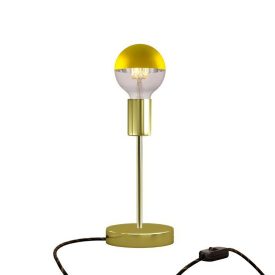   Creative Cables asztali lámpa Alzaluce félcsésze fém asztali lámpa ABM21E20GOLINNERM42-L