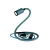 Creative Cables spotlámpa GU1d-one Pastel állítható lámpa talp nélkül, mini LED spotlámpával ABSMFLVNRM78GUPEEUNRC21-L LED