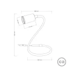 Creative Cables spotlámpa GU1d-one Pastel állítható lámpa talp nélkül, mini LED spotlámpával ABSMFLVNRM78GUPEINNRC21-L LED