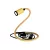 Creative Cables spotlámpa GU1d-one Pastel állítható lámpa talp nélkül, mini LED spotlámpával ABSMFLVNRM79GUMUEUNRM04-L LED