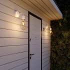 Creative Cables mennyezeti lámpa Fermaluce Modulair ELEGANT lámpaernyőhöz L alakú hosszabbítással, mennyezeti rozettával és APE2BI02-L IP65