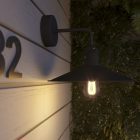 Creative Cables lámpatest Fermaluce Modulair L alakú hosszabbítással, lengő lámpaernyővel és lámpatartóval IP65 APE2NEPAM13VNO fekete