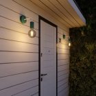 Creative Cables mennyezeti lámpa Fermaluce Modulair ELEGANT L alakú hosszabbítóval, mennyezeti rozettával és IP65 APE2PE kék