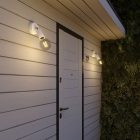 Creative Cables mennyezeti lámpa Fermaluce Modulair ELEGANT állítható csatlakozóval, mennyezeti rozettával és lámpatartóval IP65 APE2TBSBI