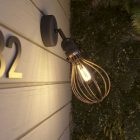 Creative Cables lámpatest Fermaluce Modulair csepp alakú lámpaernyővel, állítható csatlakozóval és IP65 vízálló APE2TBSNEPAM06RA-L