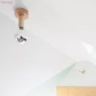 Creative Cables design lámpa Fermaluce Wood M, festett fa sík lámpa falához vagy mennyezetéhez APL01FB16