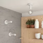 Creative Cables design lámpa Fermaluce Wood M, festett fa sík lámpa falához vagy mennyezetéhez APL02FB16