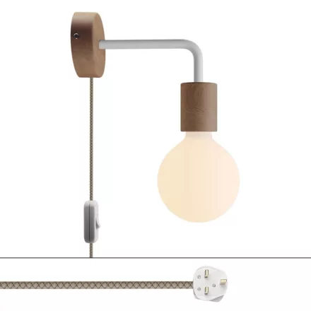 Creative Cables design lámpa Spostaluce fa lámpa ívelt kiterjesztéssel APL4FC2L01EXVBOINBRD63-L