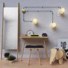 Creative Cables foglalat Spostaluce, fém fényforrás E27 menetes lámpafoglalattal, szövetkábel és oldalsó furatokkal APM1FC1LGOPMO3RC04-L