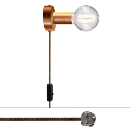 Creative Cables design lámpa Spostaluce fém lámpa APM1FC2LRASINNERM66-L