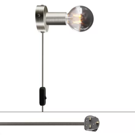 Creative Cables design lámpa Spostaluce fém lámpa APM1FC2LTISINNRM26-L