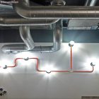 Creative Cables lámpakábel Spostaluce, fém fényforrás szövetkábellel és oldalsó furatokkal APM1FC2LVN3RN03