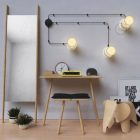 Creative Cables foglalat Spostaluce, fém fényforrás E27 menetes lámpafoglalattal, szövetkábel és oldalsó furatokkal APM1FC2LVNPPN3RN03