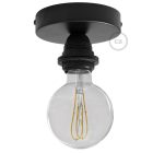 Creative-Cables Fermaluce Metal with E27 threaded lamp holder, the metal wall or ceiling light 