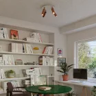 Creative Cables lámpatest Lámpa 4 spotlámpával, Tub-E14 lámpaernyővel és kerek Rose-One XXL-lel APM2R1024TBSRASSPOTRAS-L