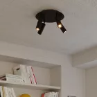 Creative Cables lámpatest Lámpa 4 spotlámpával, Tub-E14 lámpaernyővel és kerek Rose-One XXL-lel APM2R1034TBSBRSPOTVN-L