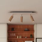 Creative Cables lámpatest Lámpa 3 spotlámpával, Tub-E14 lámpaernyővel és téglalap alakú Rose-One XXL-lel APM2RE1023TBSCRSPOTLE