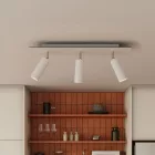 Creative Cables lámpatest Lámpa 3 spotlámpával, Tub-E14 lámpaernyővel és téglalap alakú Rose-One XXL-lel APM2RE1023TBSCRSPOTVBO