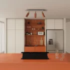 Creative Cables lámpatest Lámpa 3 spotlámpával, Tub-E14 lámpaernyővel és téglalap alakú Rose-One XXL-lel APM2RE1023TBSRASSPOTRAS-L