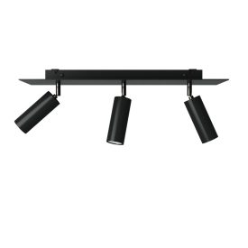   Creative Cables lámpatest Lámpa 3 spotlámpával, Tub-E14 lámpaernyővel és téglalap alakú Rose-One XXL-lel APM2RE1033TBSBRSPOTVN