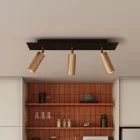 Creative Cables lámpatest Lámpa 3 spotlámpával, Tub-E14 lámpaernyővel és téglalap alakú Rose-One XXL-lel APM2RE1033TBSOTSSPOTOTS-L